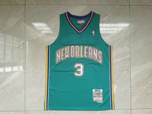 NBA 3 Chris Paul 2005-06 New Orleans Hornets Maillot green